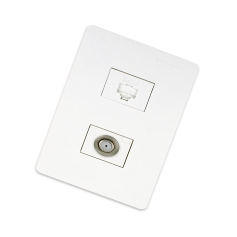 굿픽몰 복합 콘센트 랜선케이블 벽면콘센트