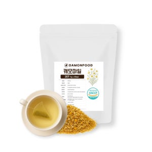 담온푸드 식약처 HACCP 생분해 캐모마일 차 카모마일 티삼각 티백 차 20개