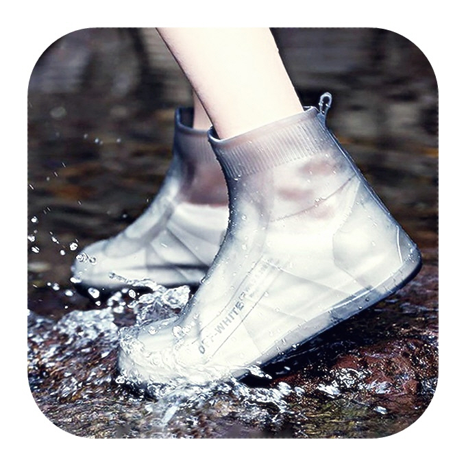 방수 커버 골프 화 검정 신발 L