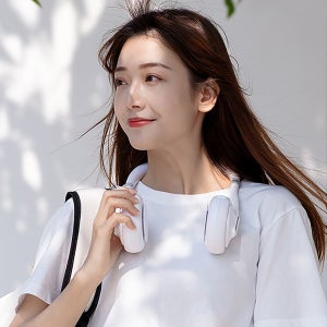 두손이 자유로운 USB 넥밴드 선풍기 목에거는 팬 날개없는 미니