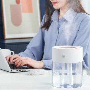 거실 미니 침실 2L 무드등 USB 3구 대용량 가습기 통세척 세척편한 청소쉬운