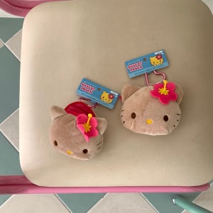 러브 하와이 키티 태닝 파우치 키링 백꾸미기 동전지갑 백참 가방꾸미기 키홀더
