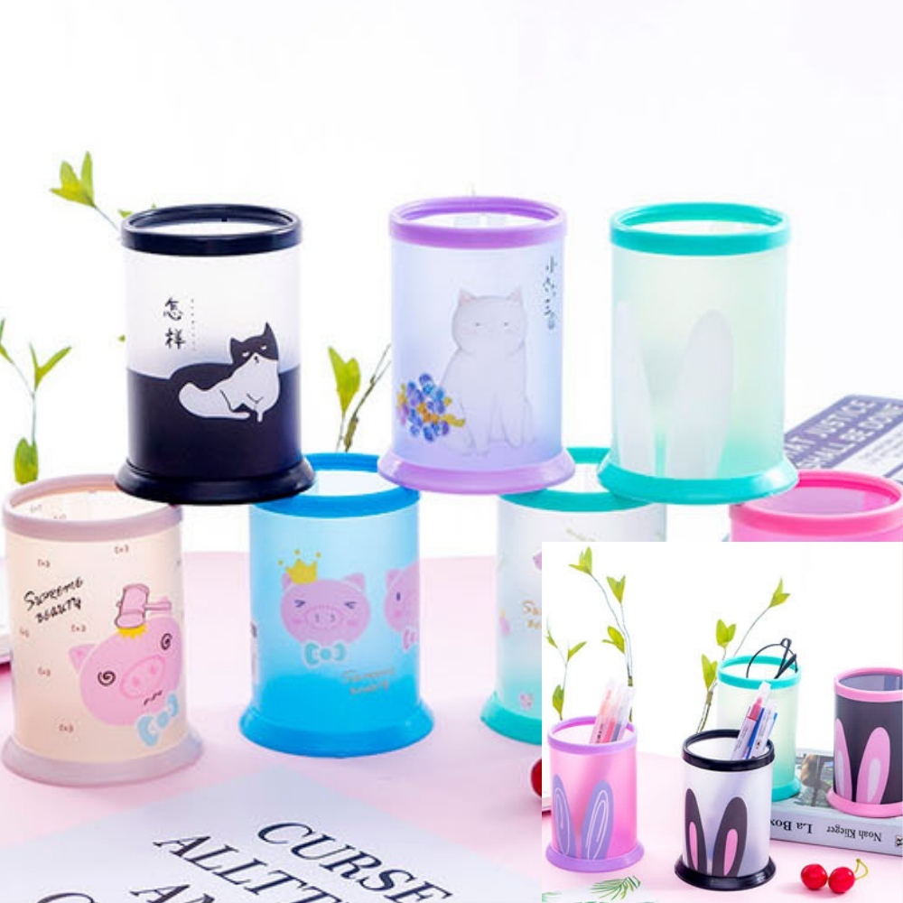 조립식 동물 연필꽂이 연필통 펜슬트레이 소품꽂이