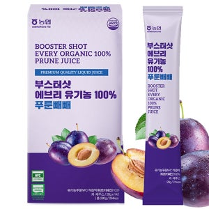 유기농 푸룬주스 100% NFC 착즙 푸룬빼빼 스틱 20g 14포 착즙액 변비 쾌변 건강즙