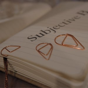 서브젝티브 비 로즈 드롭 Rose Drop 청첩장 편지 크리스마스 페이퍼 종이 클립 30개