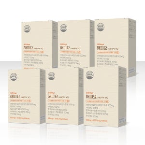 해피요 크랜베리 요로건강 방광염 호박씨 추출물 크렌베리 30정, 6개