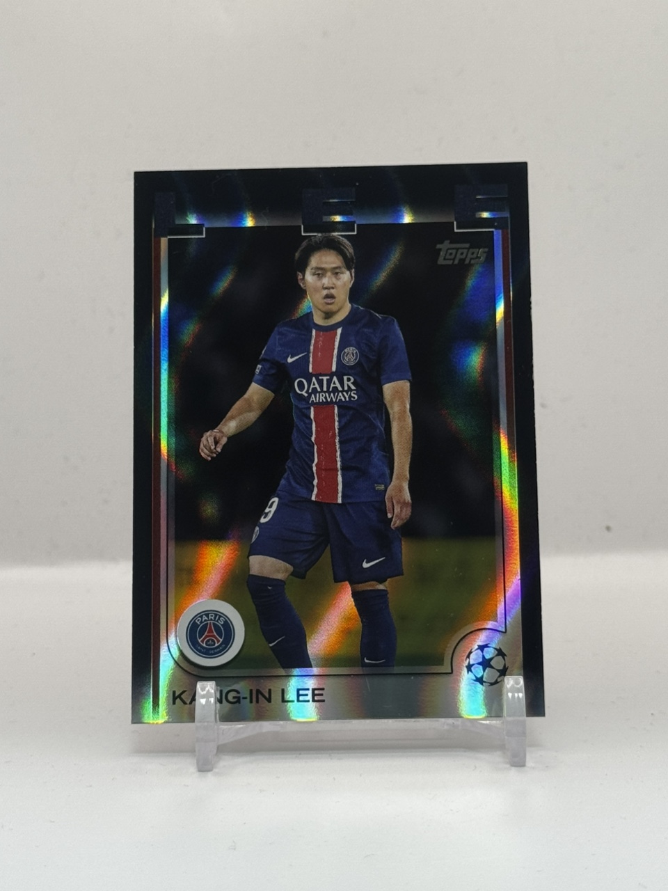 탑스 이강인 psg 축구카드 블랙라바