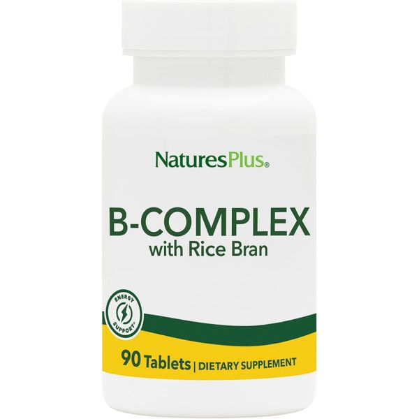 비타민B 피로 호르몬 <b>네이처스 플러스</b> B콤플렉스 쌀겨 90정