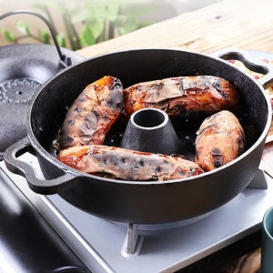 무쇠 주물 직화냄비 28cm 가스레인지용