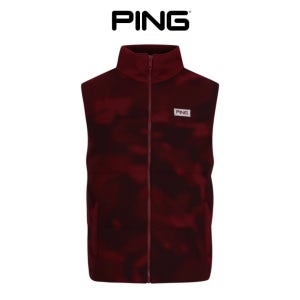 핑 골프웨어 남성 골프 조끼 패딩 니트 카모 구스다운 방풍 점퍼 베스트 E4SV212