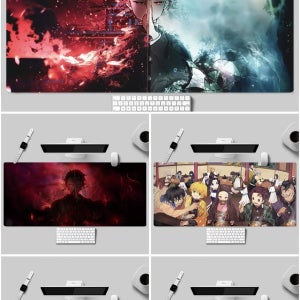 귀멸의 칼날 대형 장패드 마우스패드 책상 데스크매트 애니메이션 캐릭터 탄지로 네즈코
