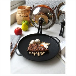 D14 에이든 IH 그릴팬 다용도프라이 웍 궁중펜 미니프라이 겸 직화 후라이 로이체핑크