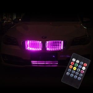 RGB그릴라이트 자동차튜닝 무드등 RGB자동차조명 그릴LED 그릴E 범퍼E 용품 차
