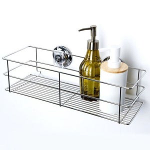 수납용 다용도 선반 소품 로션 정리함 깊이 펜션 홀더 욕실행거 무타공 강화유리