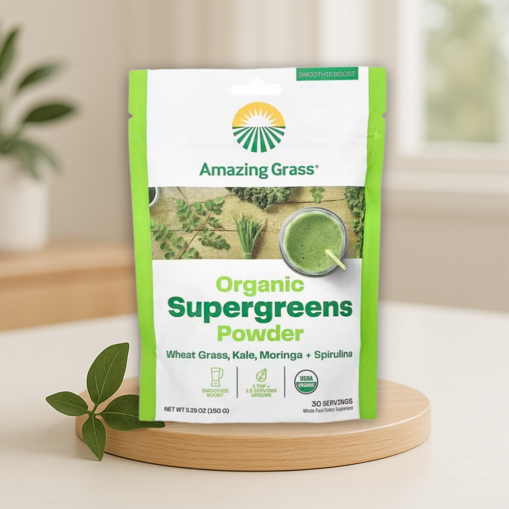 어메이징그래스 유기농 <b>슈퍼그린 파우더</b> Amazing Grass 150g, 1개