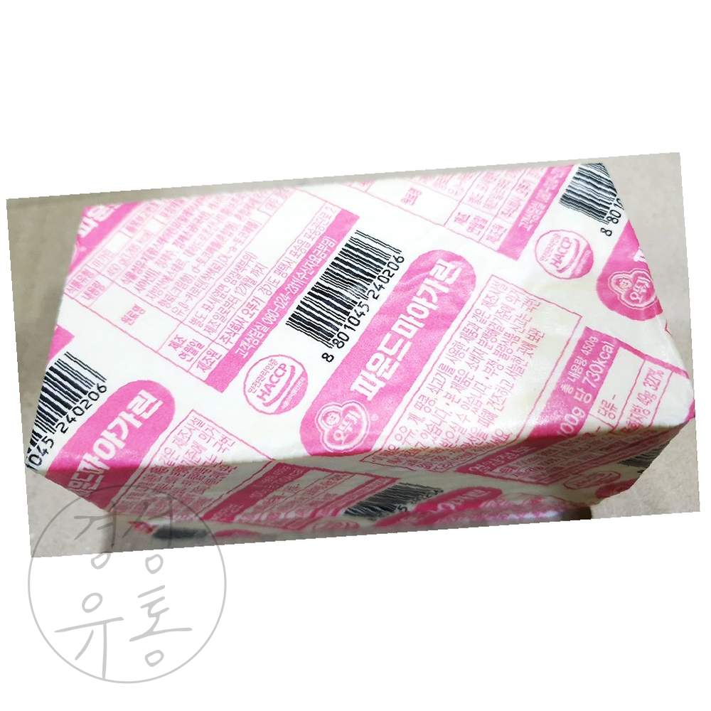 로공이 오뚜기 마가린 파운드 450g X20 파운드케이크재료 오뚜기마가린