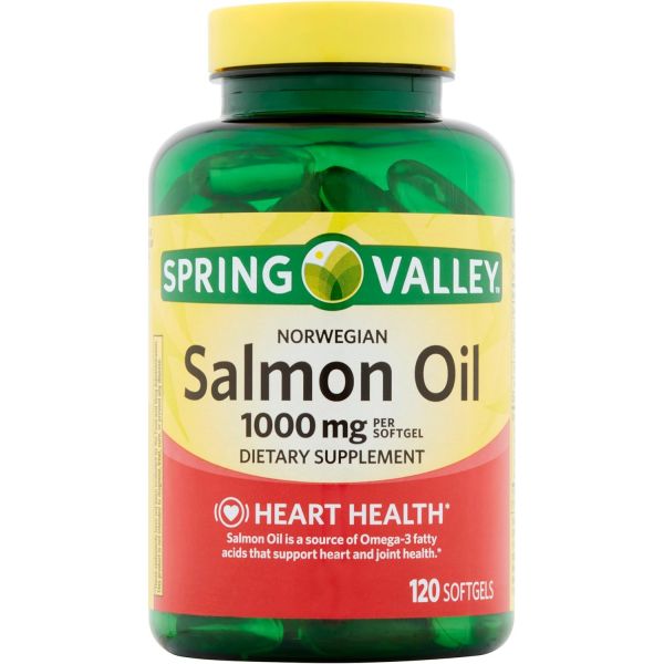 피쉬오일 생선 추출물 <b>피부</b> <b>스프링 밸리</b> 연어 오일 1000mg