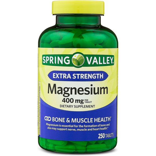 <b>불안</b> <b>스프링 밸리</b> 마그네슘 정제 400mg 250개 팩 1