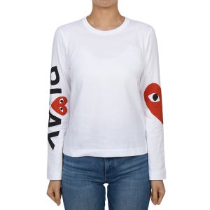 꼼데가르송 빅 하트 여성 긴팔티셔츠 AZ T257 051 1
