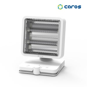 캐로스 발터치 석영관히터 가정용 사무실 전기히터 풋터치 미니 소형 CEH-QF800W