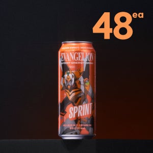 [에반게리온] 클룹 스프린트 에너지드링크 제로 탄산음료 오렌지, 500ml, 48개