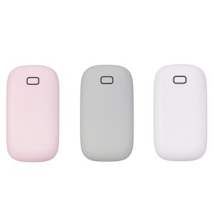 손난로 보조배터리 판촉물 주문 제작 인쇄 각인 레이저 휴대용 충전식 USB 핫팩 핑크 1개