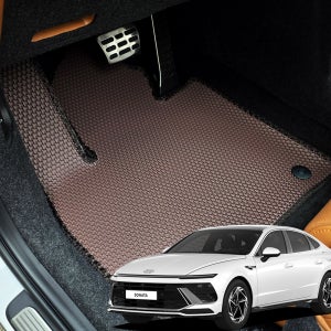 차바라기 쏘나타 디엣지 벌집매트 하이브리드 1열 TPE 카매트 발판 용품