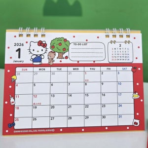 26년탁상달력 헬로키티달력 산리오 일본수입