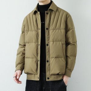 남성 경량 패딩 겨울 낚시 자켓 니트