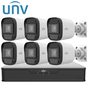 유니뷰 UNV 500만화소 6대 8채널 녹화기 외부 실내 CCTV세트 자가설치 매장 사무실