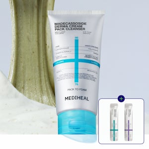 메디힐 더마 크림 팩 클렌저 클렌징폼 마데카소사이드/진정 장벽, 120ml, 1개