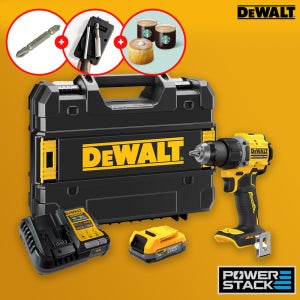 디월트 20V 브러쉬리스 드릴 드라이버 세트 DCD794P1TPS 파워스텍배터리 1개포함