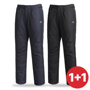 1+1 남자 패딩바지 누빔 솜 겨울 작업 바지 기능성 방한 작업복 배달 (U6OPWP22)