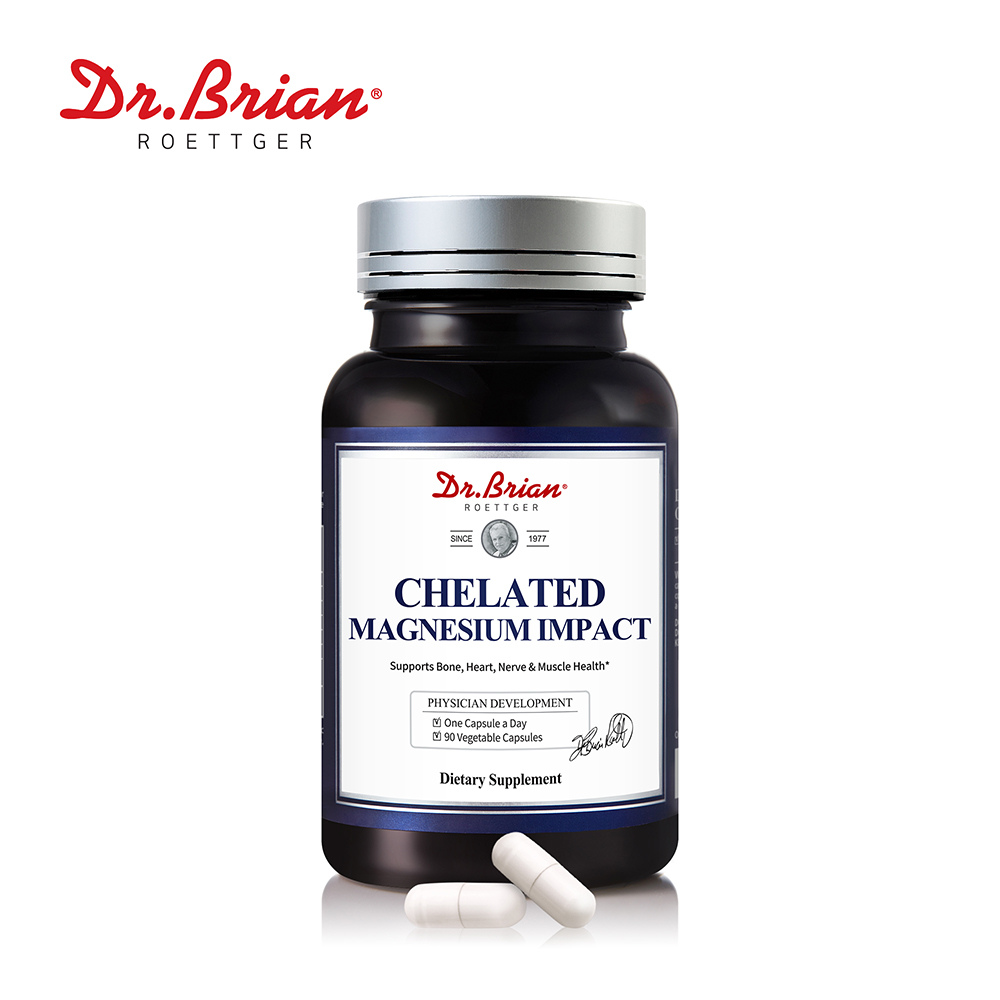 [아마존납품] 닥터브라이언 킬레이트 마그네슘 임팩트 200mg 90캡슐 (3개월분)