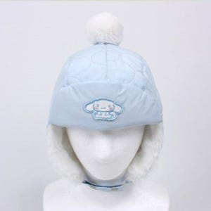 시나모롤 누빔 패딩 공군모 겨울모자