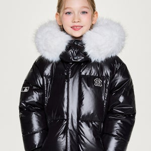 [MLB 키즈] 프리미엄 롱 구스다운 NY (Black) 7ADJB1756