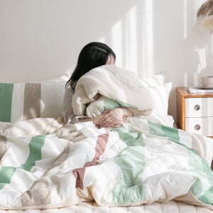 고밀도 60수 바이오워싱 5mm극세사 프리미엄 차렵이불 SS/Q 2 color