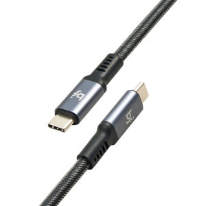 바이피 C to C타입 100W 고속 충전 알루미늄 10Gbps 미러링 케이블 1.2m, 1개