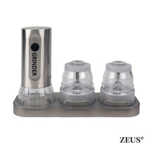 제우스 ZEUS-SP11 투헤드 전동 그라인더 소금 후추 자동 페퍼밀