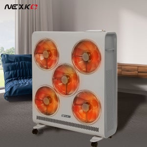 넥스코 전기히터 하이라이트히터 업소용 산업용 난로 송풍팬 5구