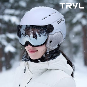 트레벨로 니비어스 고글 일체형 스노우 보드 스키 헬멧