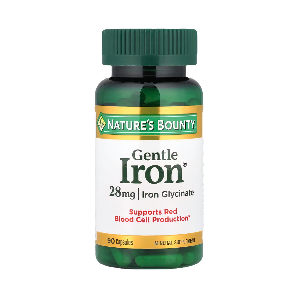 네이처스바운티 젠틀 철분 <b>젠틀 아이언 28mg</b> 90캡슐