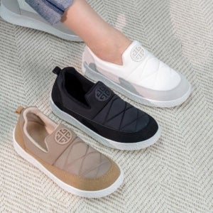 패딩슬립온 방한슬립온 퍼 발편한