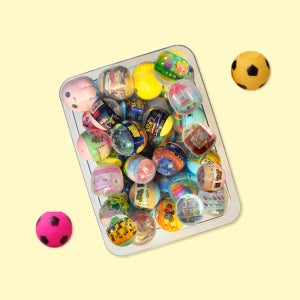 [내맘대로 랜덤팩] 커스텀 캡슐토이 60개 세트 랜덤 뽑기 가챠 장난감 선물 축구공스피너 A타입(5개입)