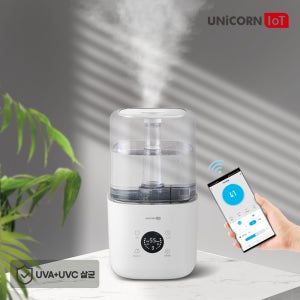 유니콘 IOT UV살균 4.5L대용량스마트가습기 IOT 앱연동 WIFI어플연동 리모컨지원 TL-HM45V