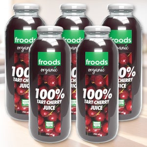 프루즈 유기농100% 오가닉 타트체리 원액쥬스 착즙주스 700ml x5개 무첨가 건강주스