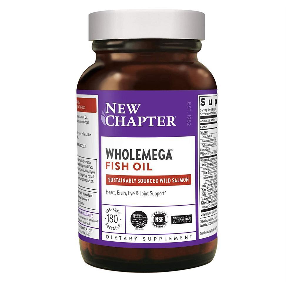 뉴챕터 <b>홀메가 피쉬오일</b> 소프트젤 180정