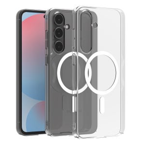 하이온 CEC 크리스탈 슬림 맥세이프 호환 휴대폰 케이스 투명, 갤럭시A17