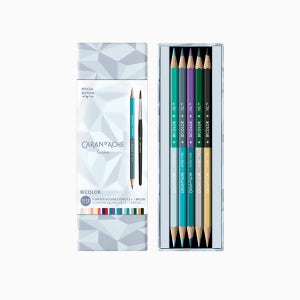 까렌다쉬 색연필 프리즈마로 바이칼라 세트 알파인 프로스트 크리스마스 에디션