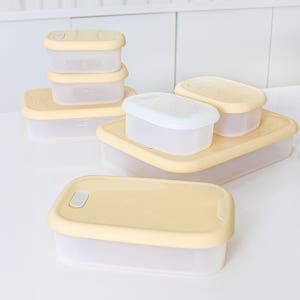 [실리샵] 국산 실리콘 냉동용기 냉동실정리 전자레인지용기 7P 세트 1호 클리어화이트